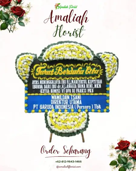 Papan Bunga Duka Ciburial